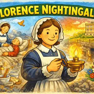 Florence Nightingale cartoon depiction