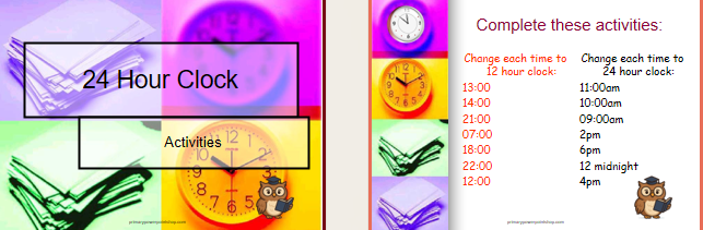 24 Hour Clock KS2 PowerPoint Lesson & Activities - Image 2