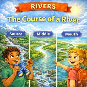 course of a river image