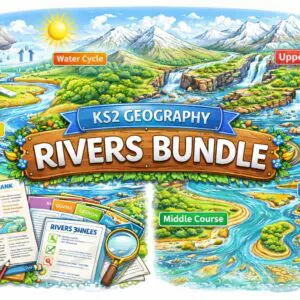 KS2 KS3 Geography Set of 6 Lessons - Rivers bundle