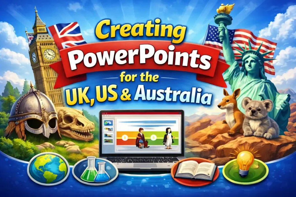 PowerPoint lessons UK USA Australia