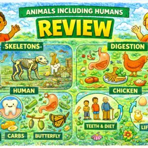 Animals Including Humans KS2Science PowerPoint – Review & Assessment Lesson (Lesson 6)