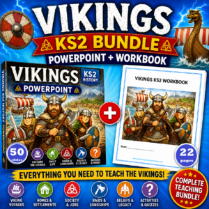 Vikings PowerPoint and Activities Bundle Thumbnail image