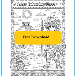 aztec colouring sheet thumbnail