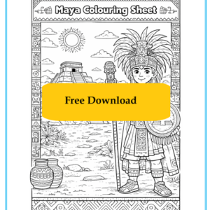 maya colouring sheet ks2