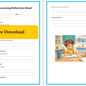 weekly-learning-reflection-sheet-ks1-ks2-printable-thumbnail