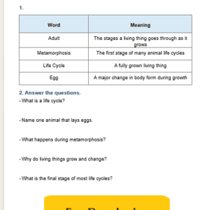 life cycles ks2 free download