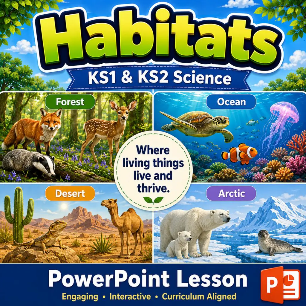 Living things and Habitats KS2 PowerPoint