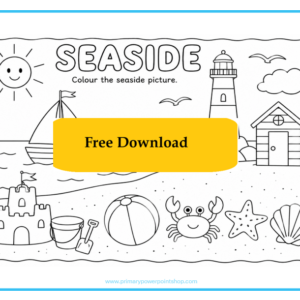 seaside colouring