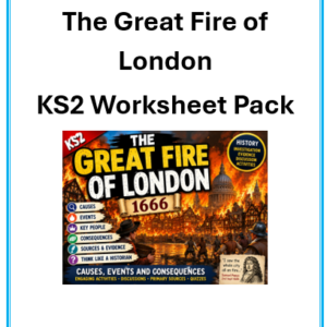 The Great Fire of London Work Book Image