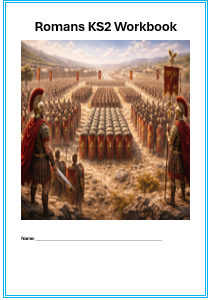 Romans KS2 Workbook with printable Roman Britain history activities for Key Stage 2