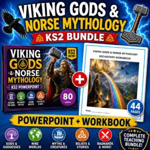 Viking Gods and Workbook Bundle Image